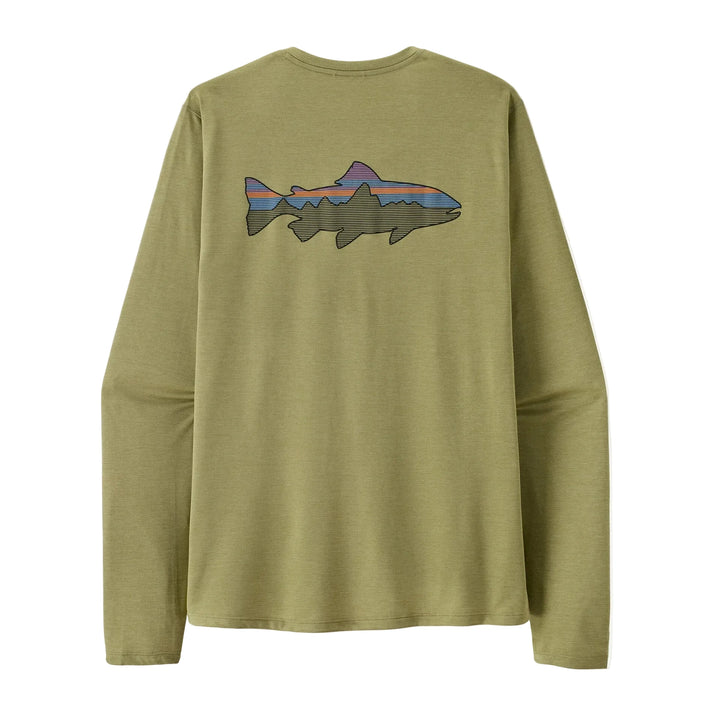 Patagonia Men's Long-Sleeve Capilene Cool Sun Shirt - Fitz Roy Trout Patagonia