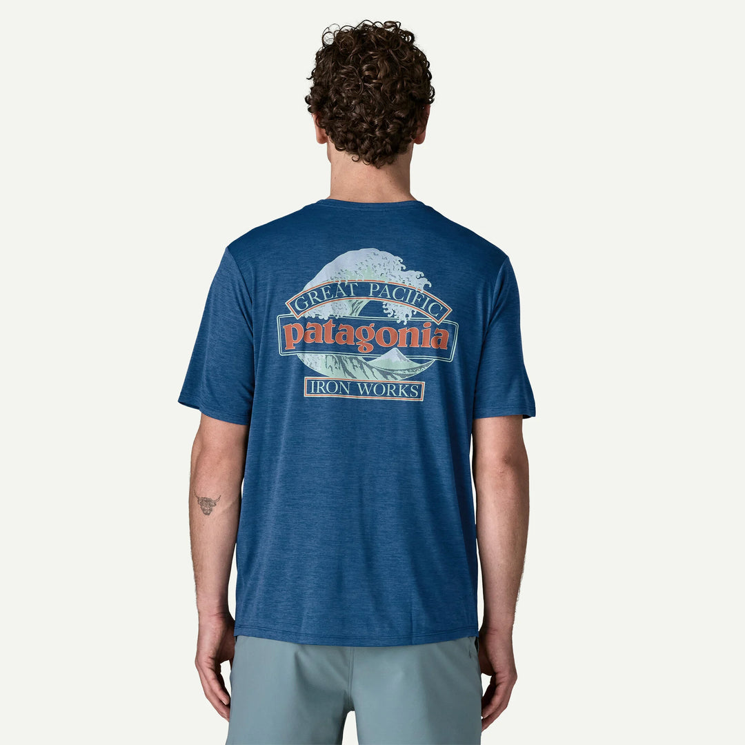 Patagonia Men's Capilene Cool Daily Shirt - Great Waves Patagonia