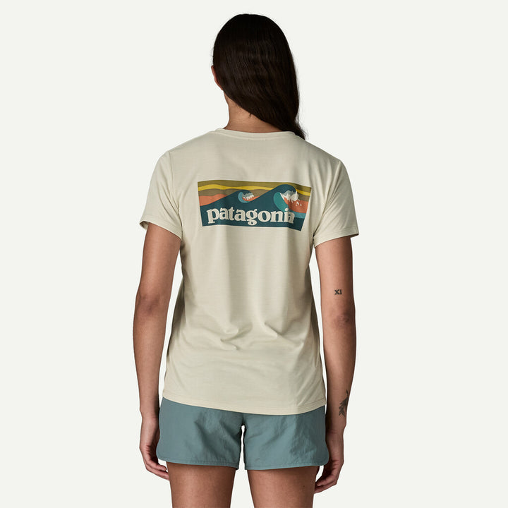 Patagonia Women's Capilene Cool Daily Shirt - Boardshort Logo Patagonia