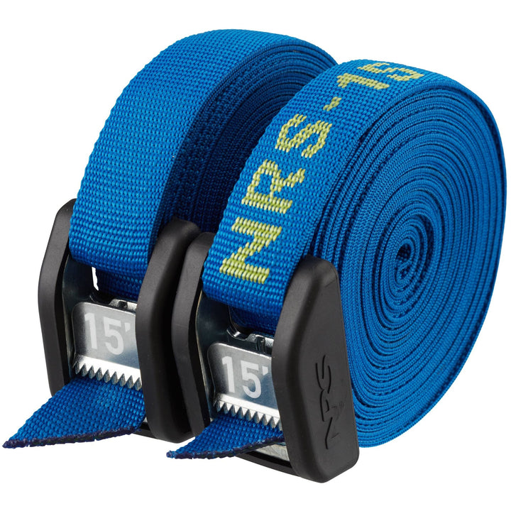NRS Buckle Bumper Straps 15' Pair - Iconic Blue NRS