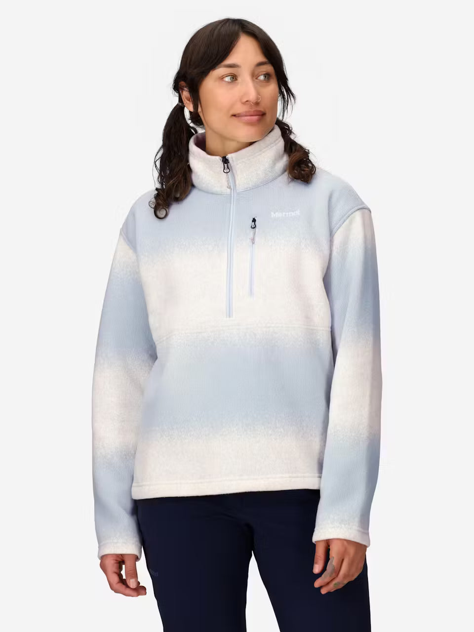 Marmot Women's HW Drop Line Printed 1/2 Zip Marmot