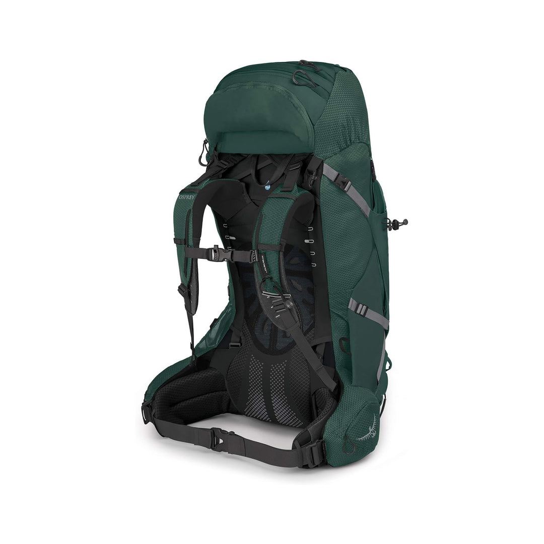 backpack osprey 60 Ariel Plus 60L Women's Backpacking Backpack, Night Jungle Blue, WXS/S : Sports & Outdoors A lower sleeping bag compartment with an internal divider allows for a means of categorisation Osprey Aether Plus 60L Backpack