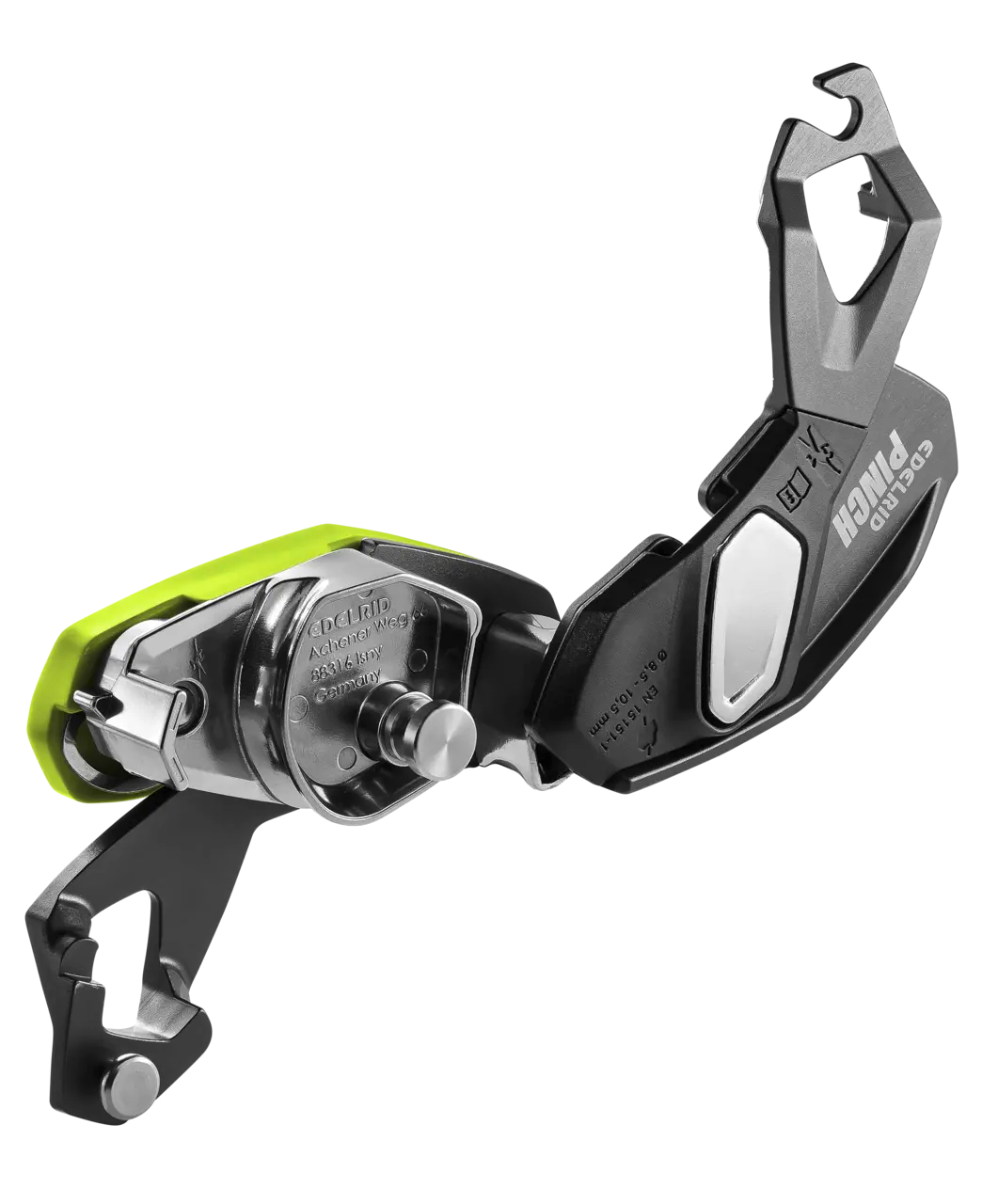EDELRID Pinch Belay Device Anthracite-Oasis Edelrid