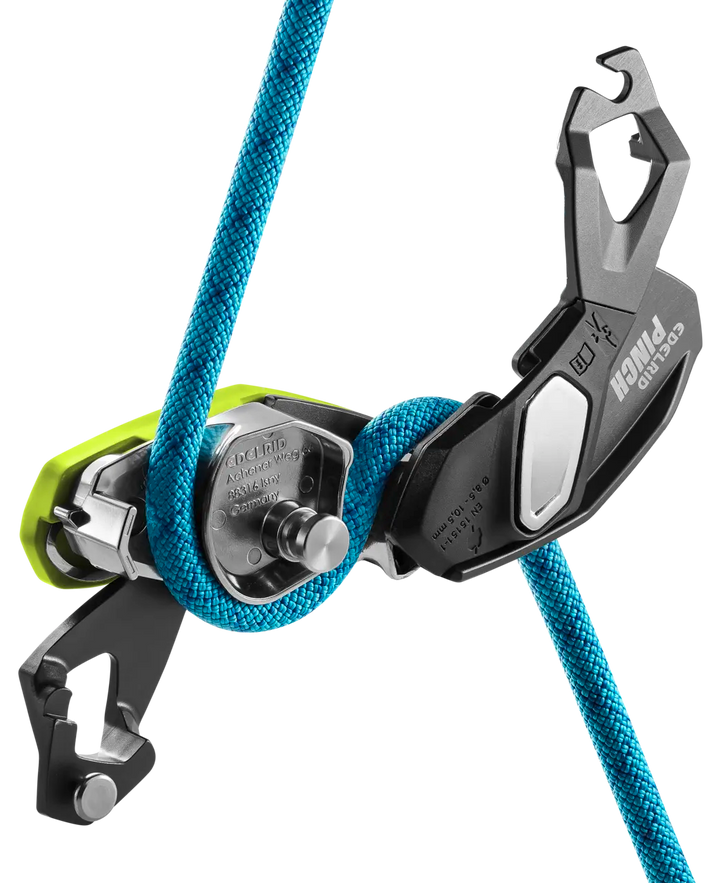 EDELRID Pinch Belay Device Anthracite-Oasis Edelrid