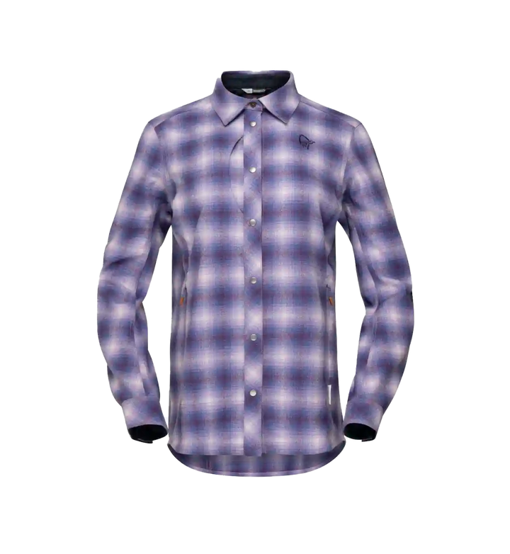 Norrona Women's Tamok Wool Shirt - Saratoga Outdoors