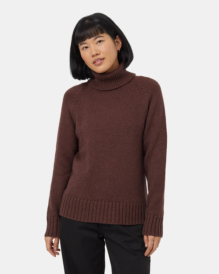 Tentree Women's Highline Wool Turtleneck Sweater