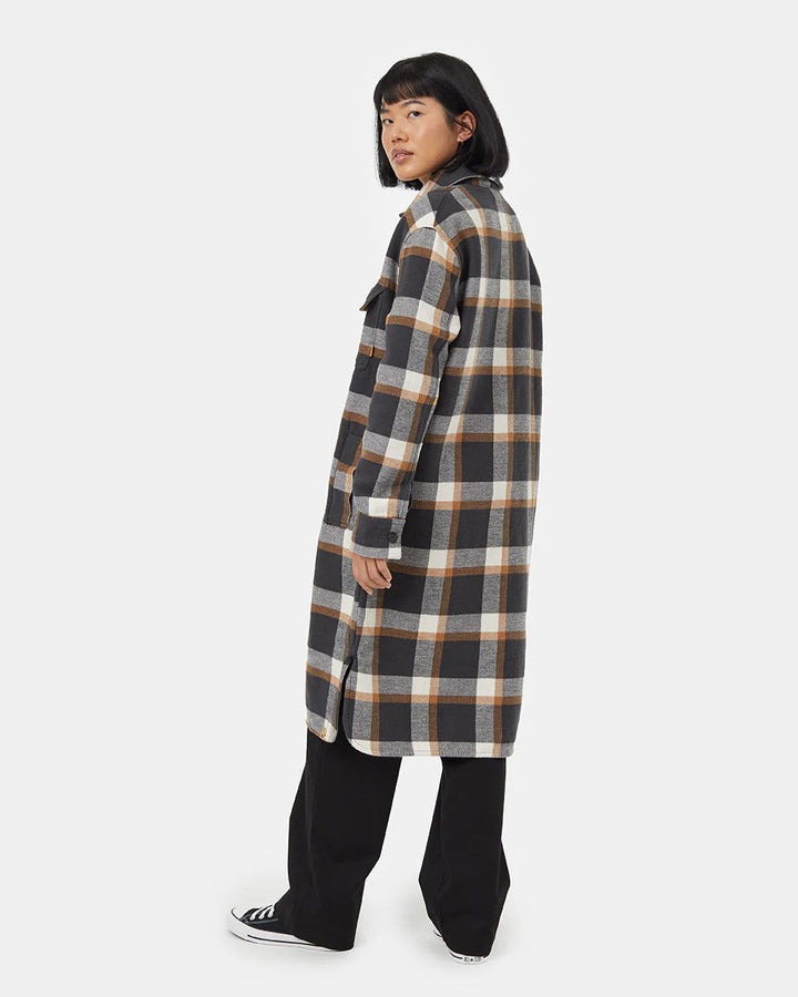 Tentree Women's Heavy Weight Flannel Long Jacket