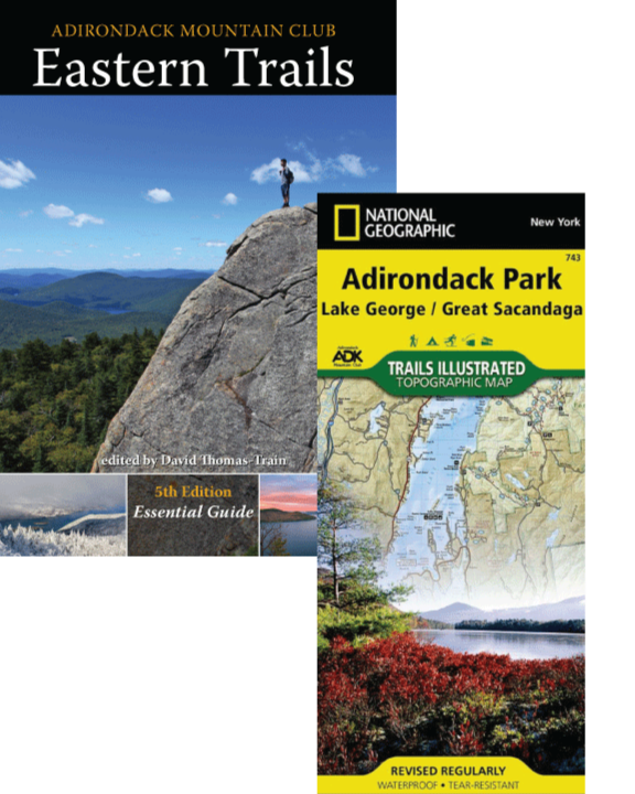 Adirondack Mountain Club Hiking Guide Book & Map Pack Adirondack Mountain Club