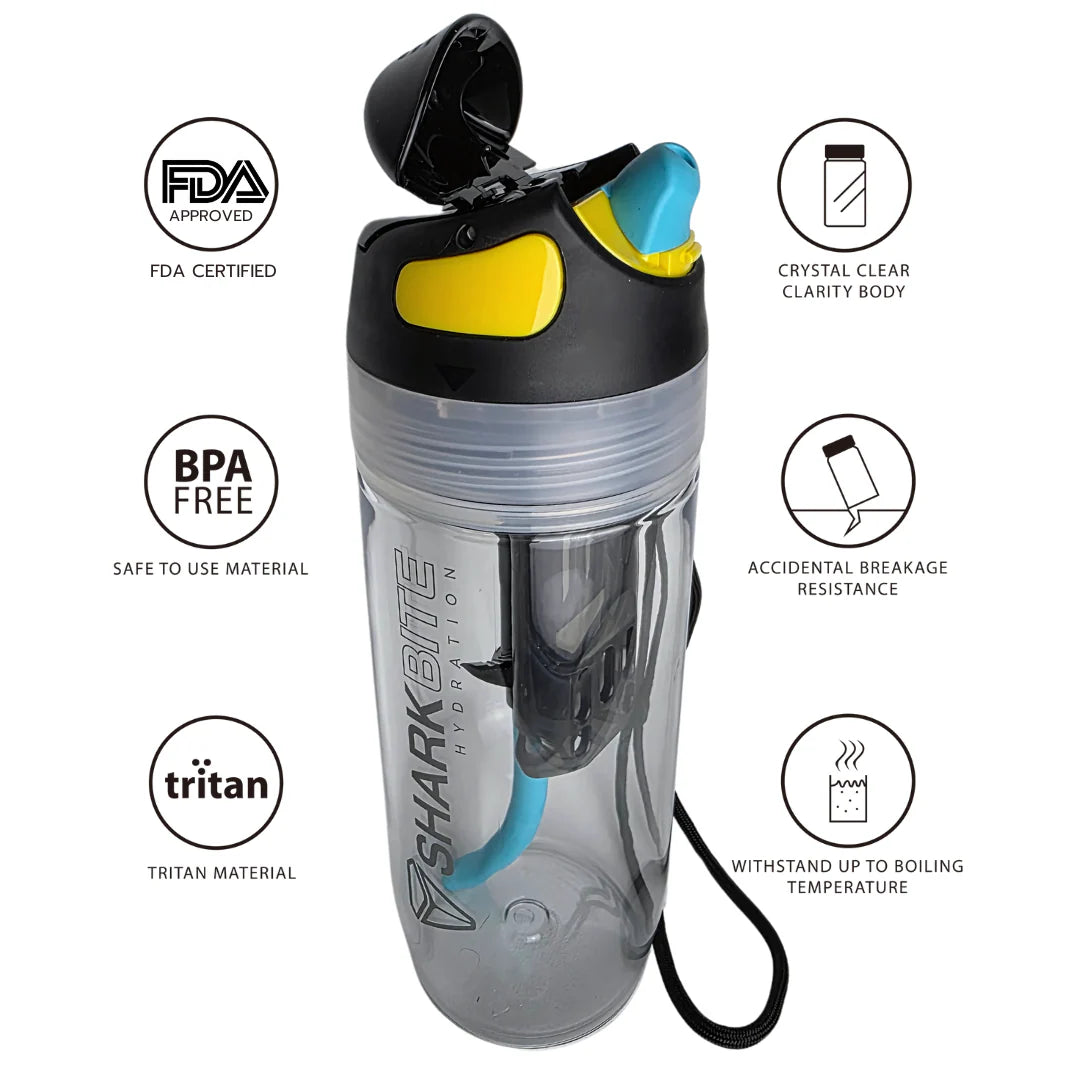 SharkBite Auto Open Bottle 22oz Tritan SharkBite