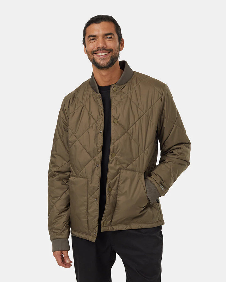 Tentree Men's Diamond Padded Bomber Jacket