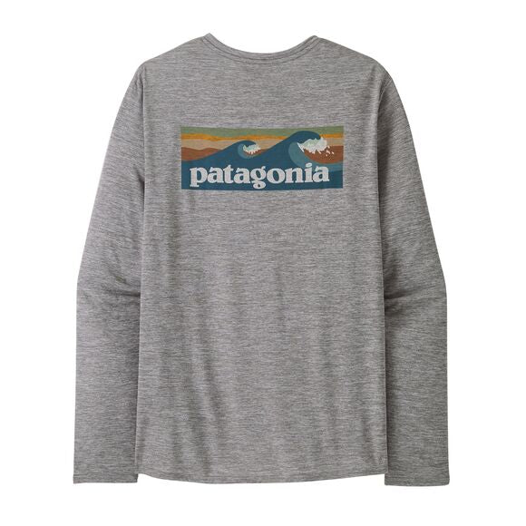 Patagonia Men's Long-Sleeved Capilene Cool Daily Graphic Shirt - Waters