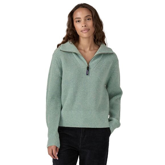 Patagonia Women's Recycled Wool Blend 1/4 Zip Sweater