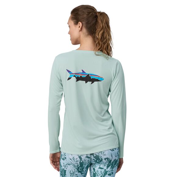 Patagonia Women's Long Sleeve Capilene Cool Daily Graphic Shirt - Waters