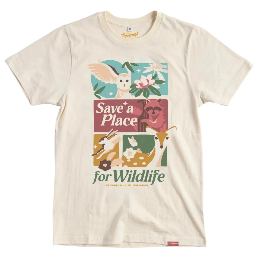 The Landmark Project Unisex Save a Place for Wildlife Short Sleeve Tee Landmark Project