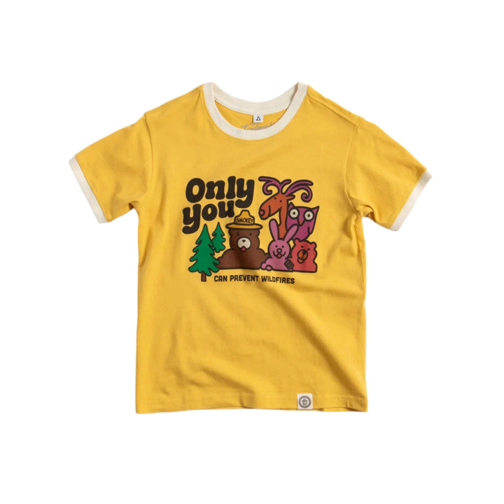 The Landmark Project Kids' Only You Vintage Short Sleeve Ringer Tee Landmark Project