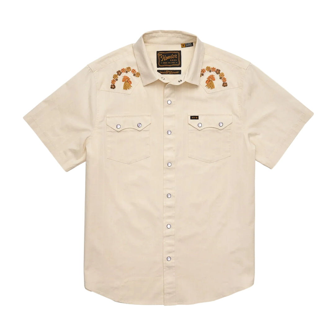 Howler Brothers Men's Crosscut Deluxe Snapshirt Short Sleeve Howler Brothers