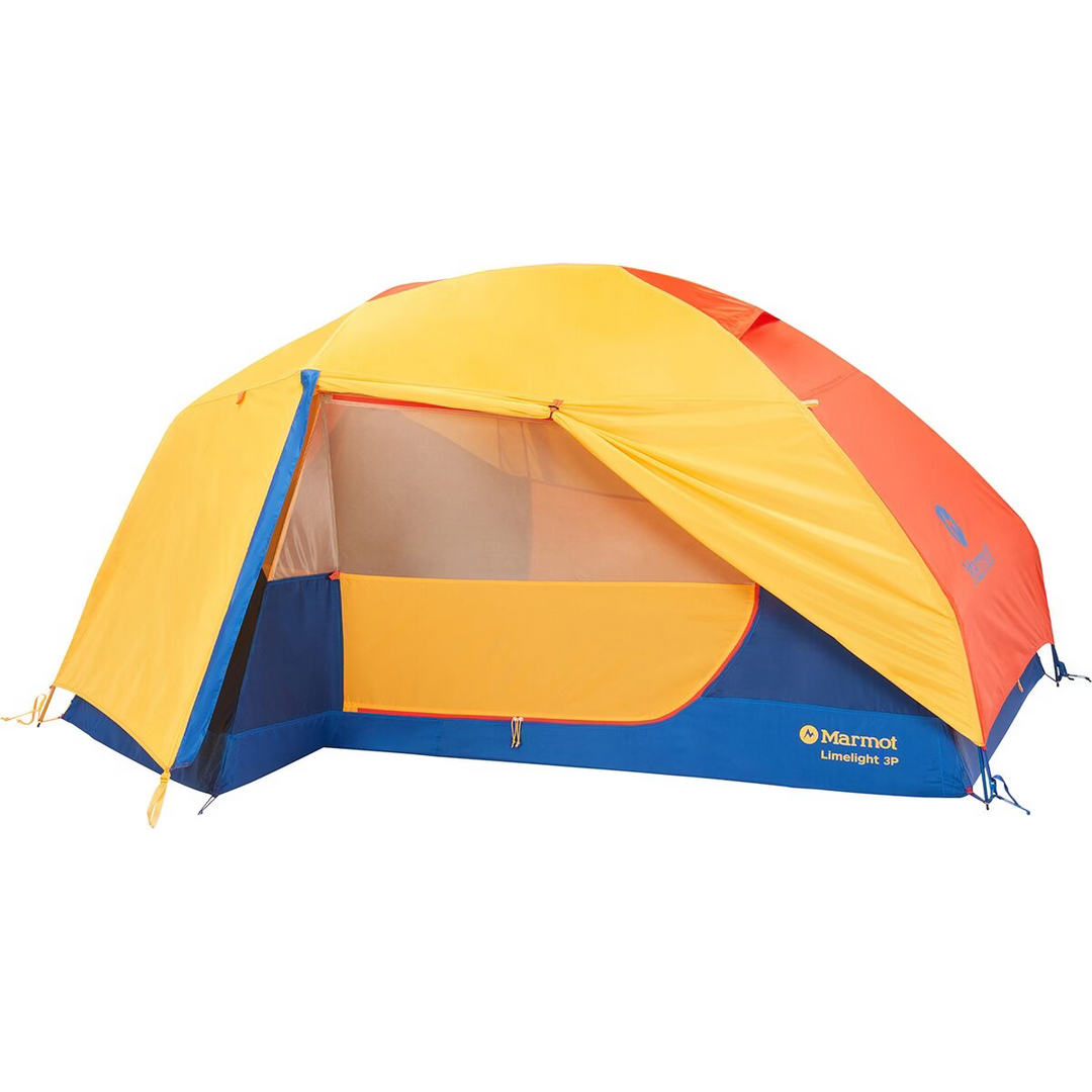 Marmot Limelight 3-Person Tent (Solar/Red Sun) โ Saratoga Outdoors