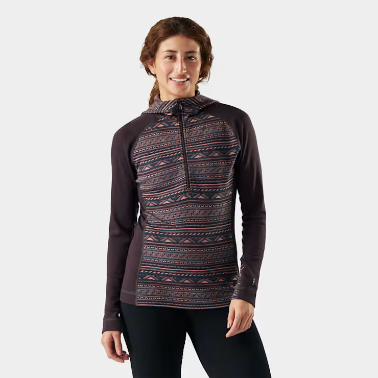 Smartwool Women's Classic Thermal Merino Base Layer 1/2 Zip Hoodie