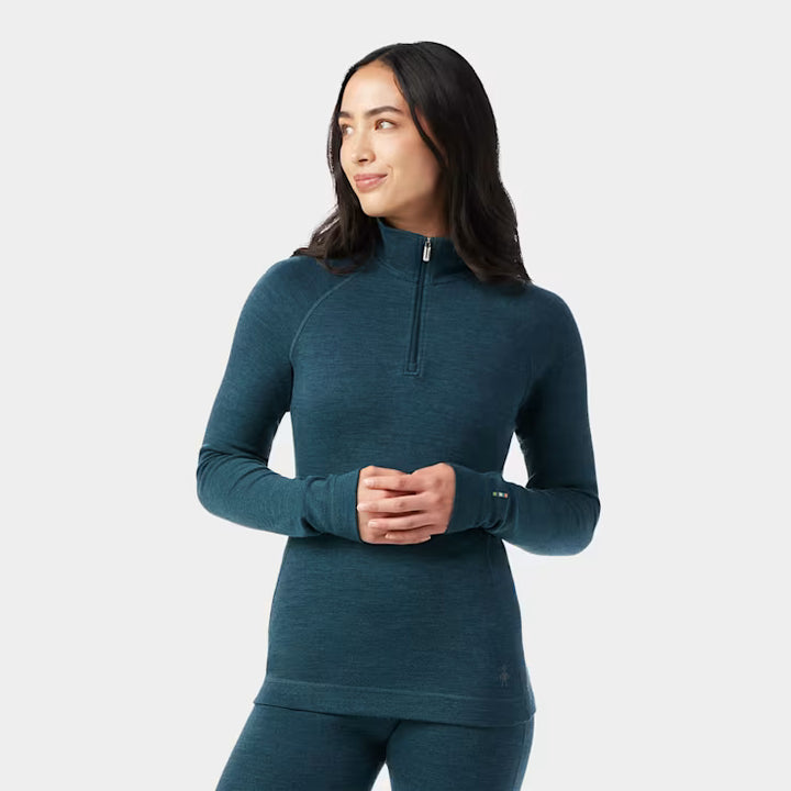 Smartwool Women's Classic Thermal Merino Base Layer 1/4 Zip