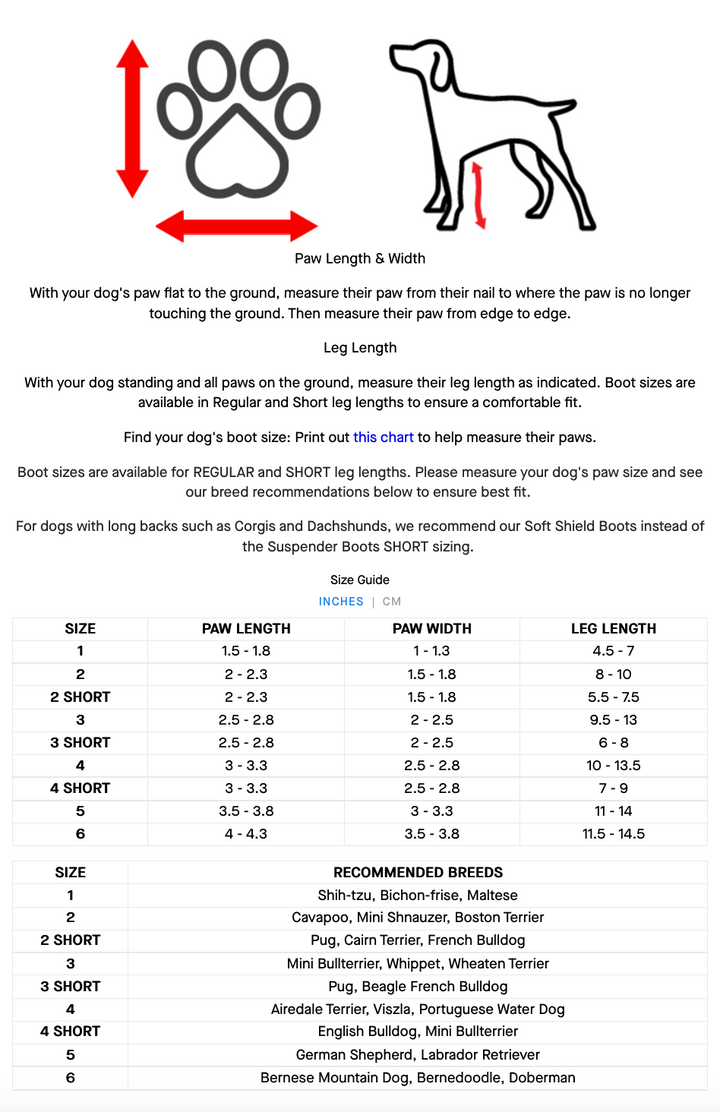 Canada Pooch Suspender Boots Canada Pooch