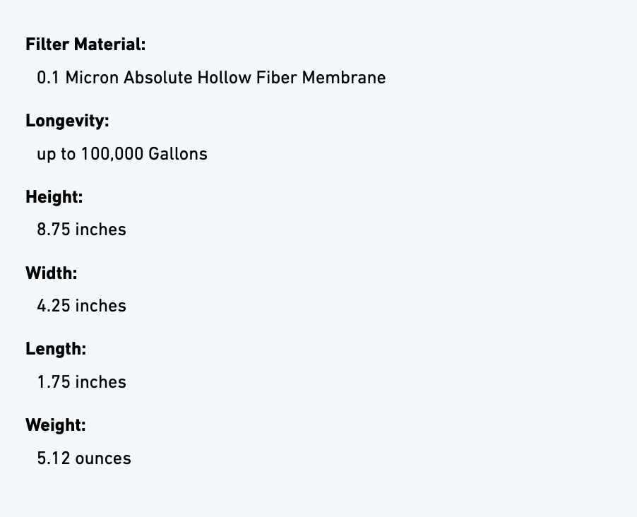 Sawyer Micro Squeeze Water Filtration System Sawyer