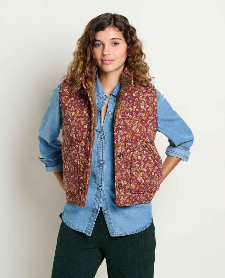 Toad & Co Women's Manzana Quilted Sherpa Vest Toad & CO