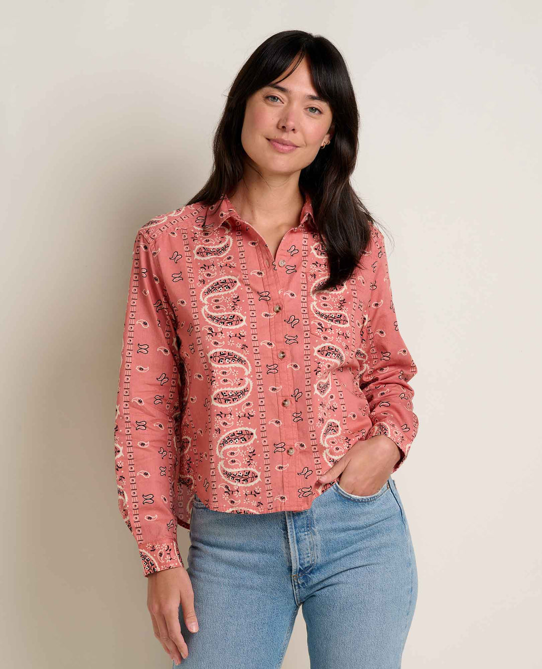 Ws Arroyo Twill Boxy LS Toad & CO