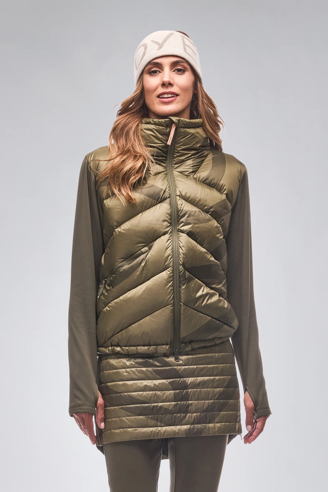 Indyeva Women's Poplun Full-Zip Hybrid Insulated Down Indyeva