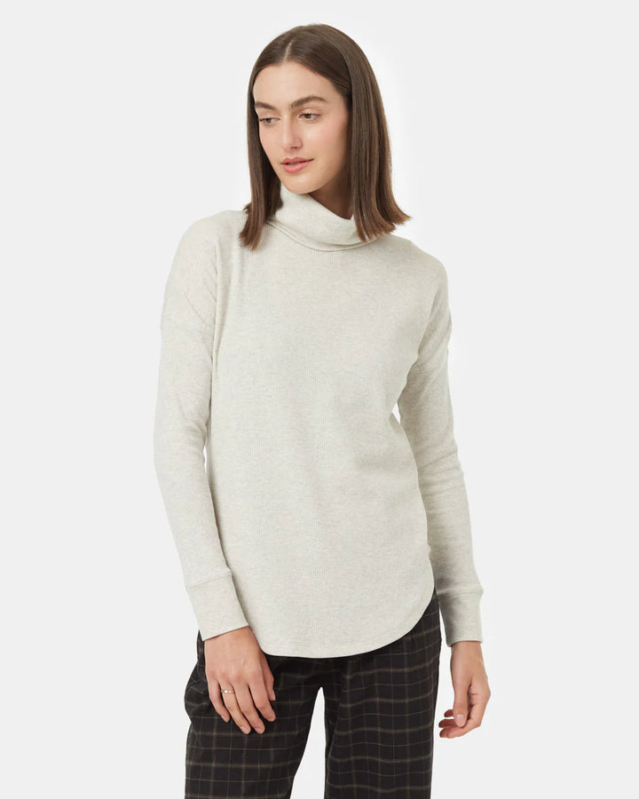 Tentree Women's TreeWaffle Turtleneck Longsleeve