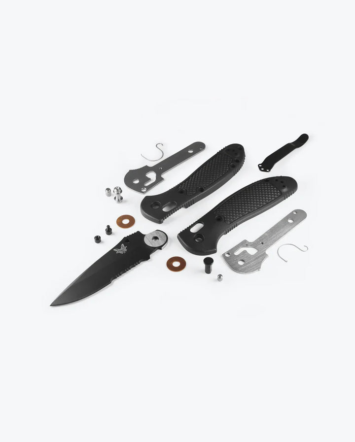 Benchmade Pardue Griptilian Axis Drop Point Serrated Black Benchmade