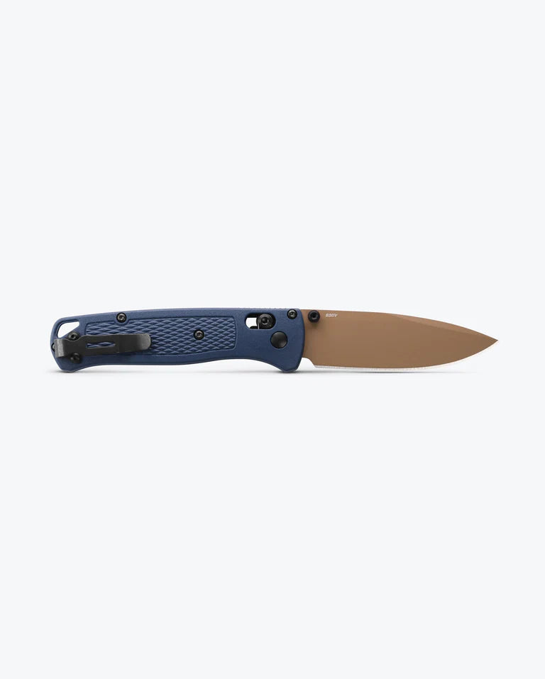 Benchmade Bugout Axis Drop Point Crater Blue Grivory Benchmade