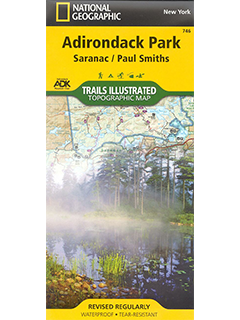 National Geographic Adirondack Park Topographical Maps - Saratoga Outdoors