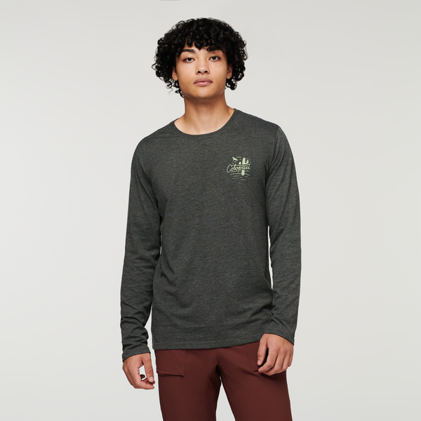 Cotopaxi Men's Hello Llama Long Sleeve Organic T-Shirt Cotopaxi