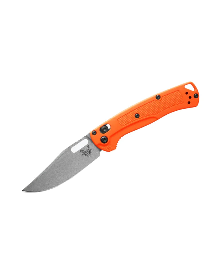 Benchmade Mini Tagged Out Axis Clip Point Orange Grivory Benchmade
