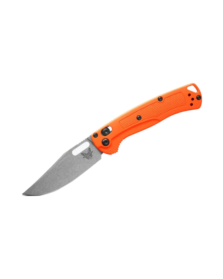 Benchmade Mini Tagged Out Axis Clip Point Orange Grivory Benchmade