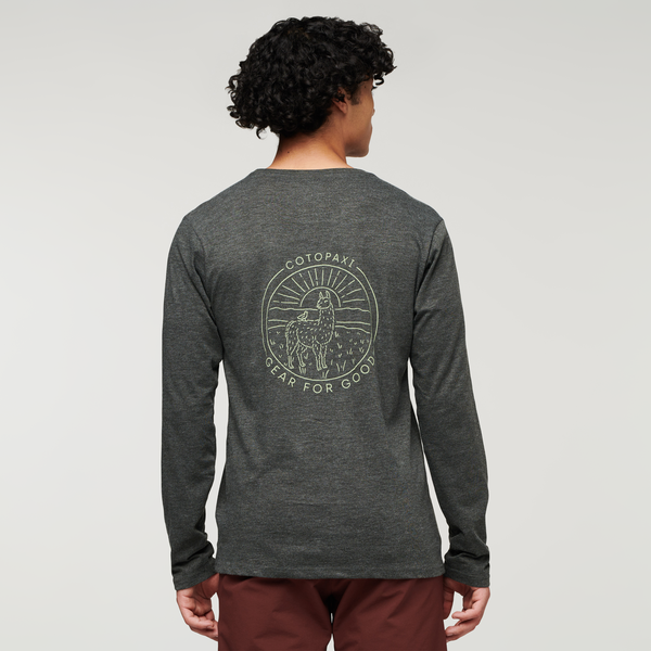 Cotopaxi Men's Hello Llama Long Sleeve Organic T-Shirt
