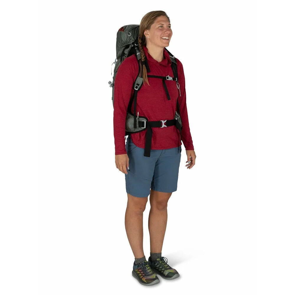 backpack travel osprey 38 Kestrel 38L Men's Backpacking Backpack, Atlas Blue, L/XL : Clothing, Shoes & Jewelry The AirScape back panel Exos 38L Backpack