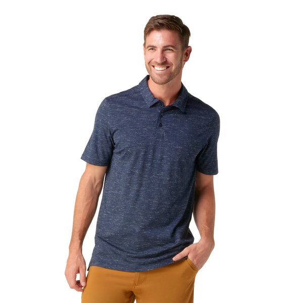 Smartwool Men's Merino Hemp Blend Short Sleeve Polo - Saratoga Outdoors