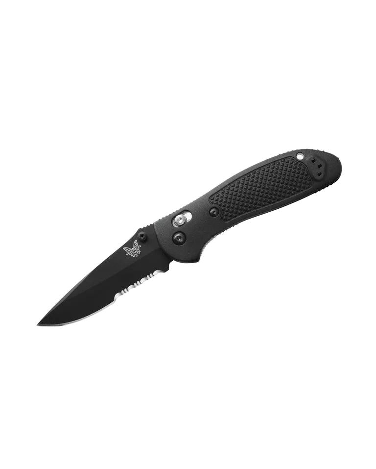 Benchmade Pardue Griptilian Axis Drop Point Serrated Black Benchmade