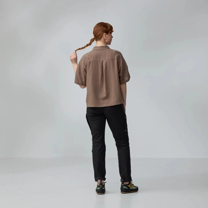 Fjallraven Women's Ovik Hemp Camp Shirt Short Sleeve