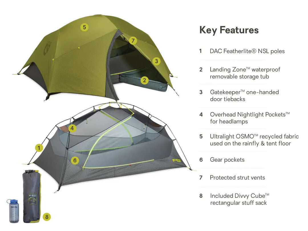Nemo Dagger OSMO Lightweight Backpacking Tent 2-Person
