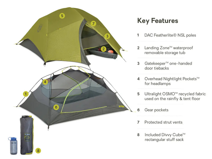 Nemo Dagger OSMO Lightweight Backpacking Tent 3-Person