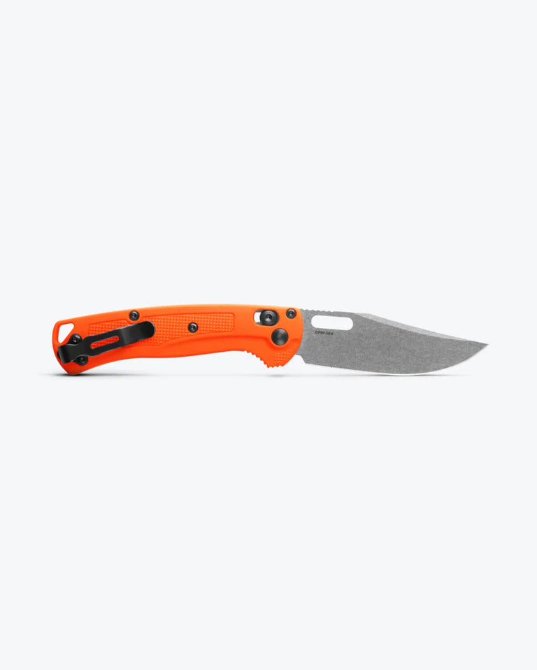 Benchmade Mini Tagged Out Axis Clip Point Orange Grivory Benchmade
