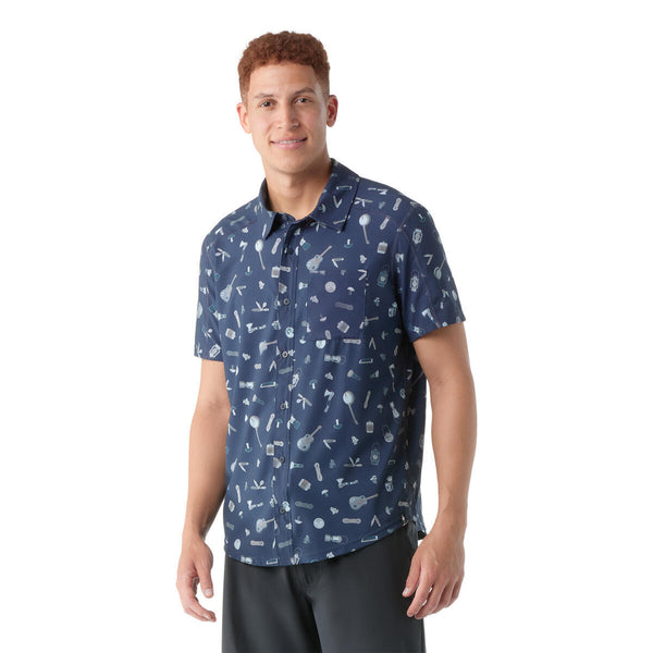 Smartwool Men's Everyday Short Sleeve Button Down - Saratoga Outdoors