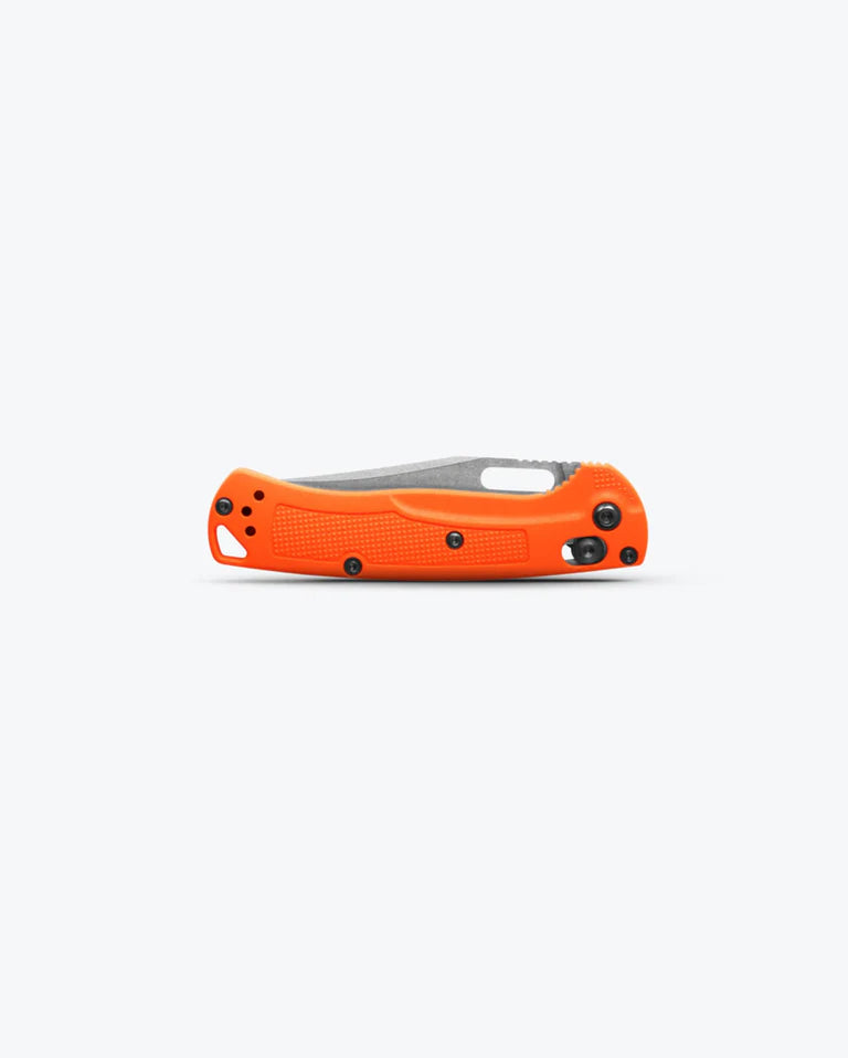 Benchmade Mini Tagged Out Axis Clip Point Orange Grivory Benchmade