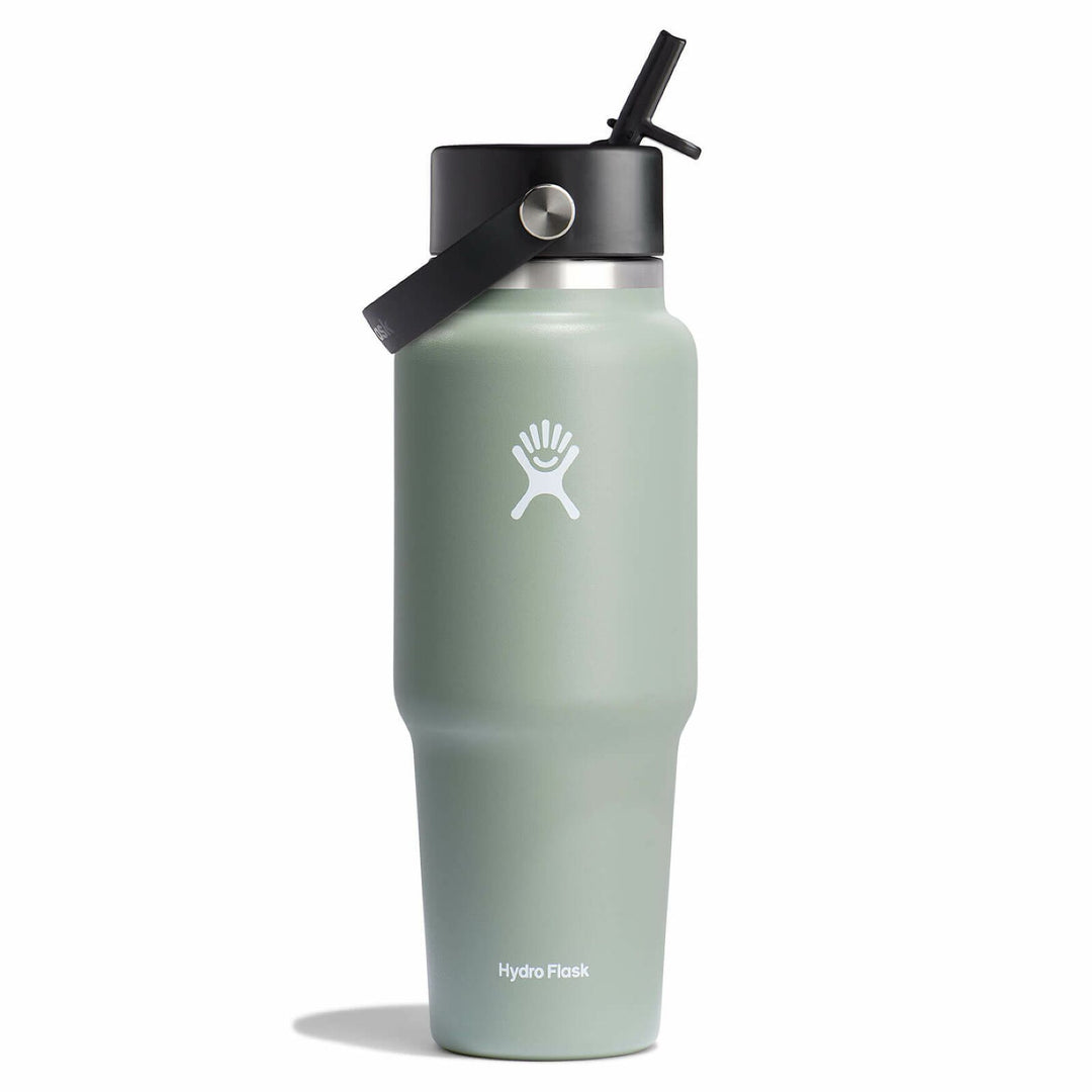 Hydro Flask 32 oz Wide Mouth Travel Bottle with Flex Straw Cap Hydro Flask