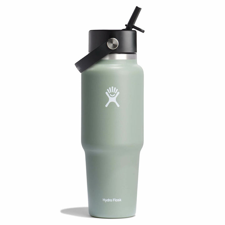 Hydro Flask 32 oz Wide Mouth Travel Bottle with Flex Straw Cap Hydro Flask