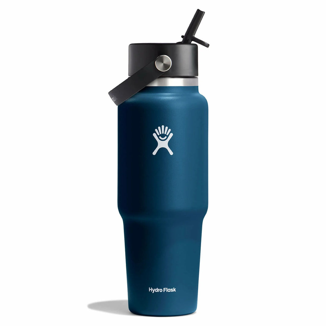 Hydro Flask 32 oz Wide Mouth Travel Bottle with Flex Straw Cap Hydro Flask