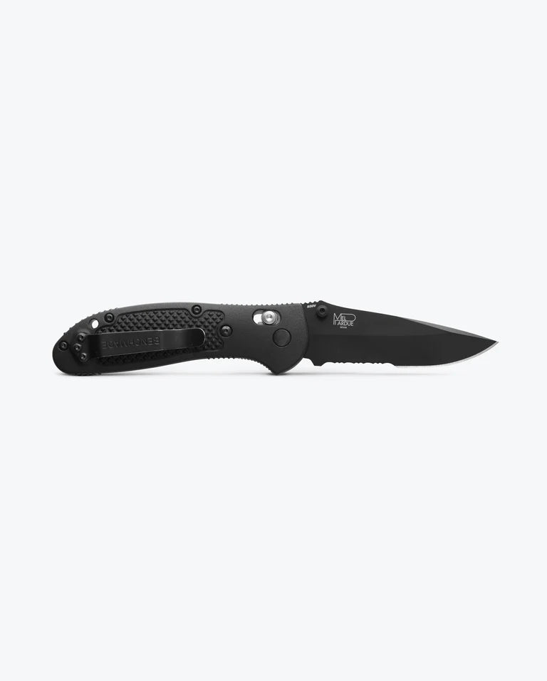 Benchmade Pardue Griptilian Axis Drop Point Serrated Black Benchmade